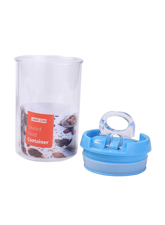 LAWAZIM 6-Piece Food Container Set Clear/Blue 2 Small (7x10), 2 Medium (7x12.5), 2 Large (7x15)cm  - Image 4