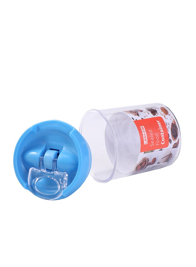 LAWAZIM 6-Piece Food Container Set Clear/Blue 2 Small (7x10), 2 Medium (7x12.5), 2 Large (7x15)cm  - Image 5
