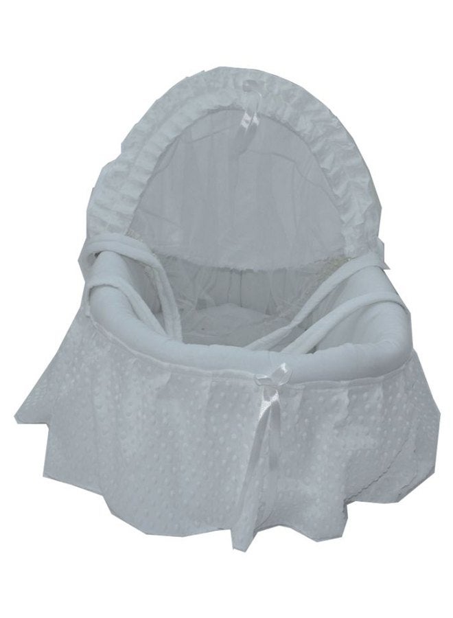 Soft And Luxirious Lightweight Comfortable Cushioned Carry Cot For Baby