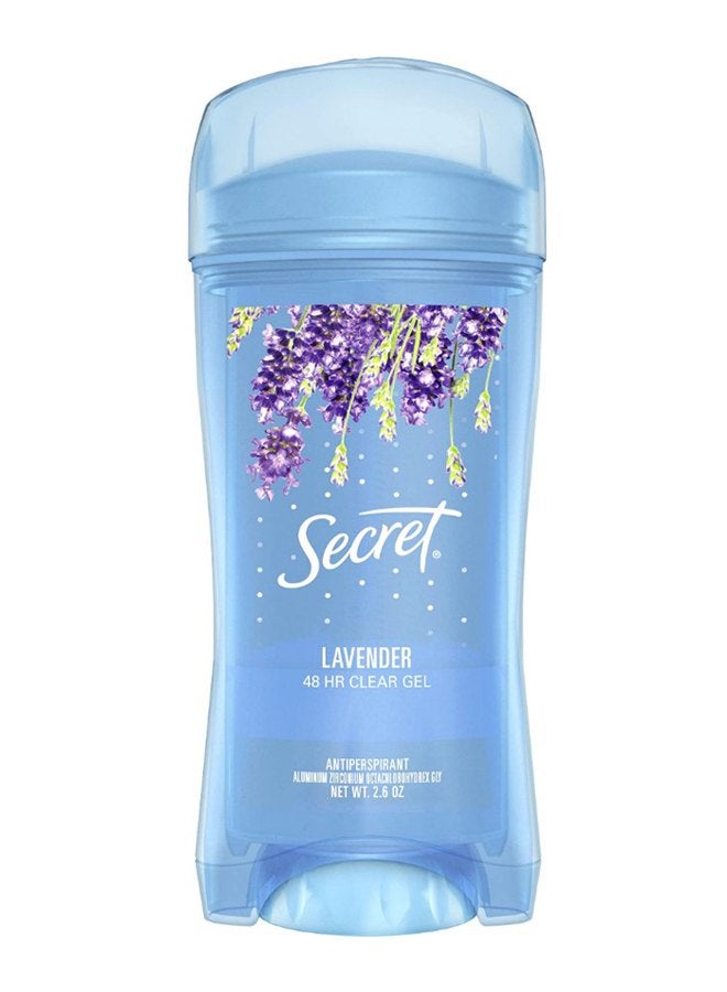 Secret Lavender Antiperspirant Clear Gel 73grams - Image 1