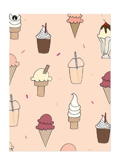BP Ice-cream Printed Decorative Plate Pink/Brown/White 20x15cm 