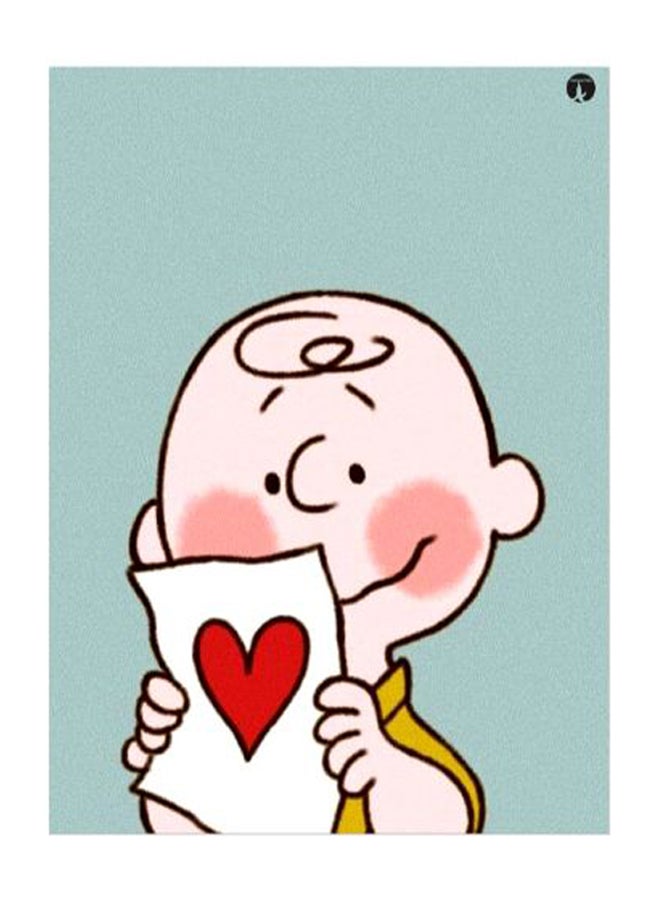 BP Cartoon Printed Decorative Plate Red/Green/White 20x15cm