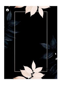 BP Leaves Printed Decorative Plate Black/Beige/Grey 20x15cm 