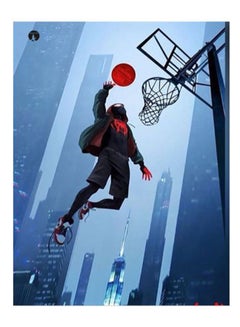 BP Basketball Printed Decorative Plate Red/Blue/Black 20x15cm 