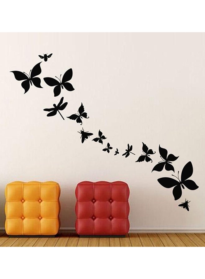 Self-Adhesive Decorative Wall Sticker Black 55 x 50cm 