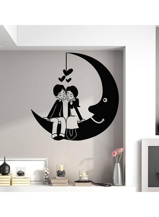 Self-Adhesive Decorative Wall Sticker Black 55 x 55cm 
