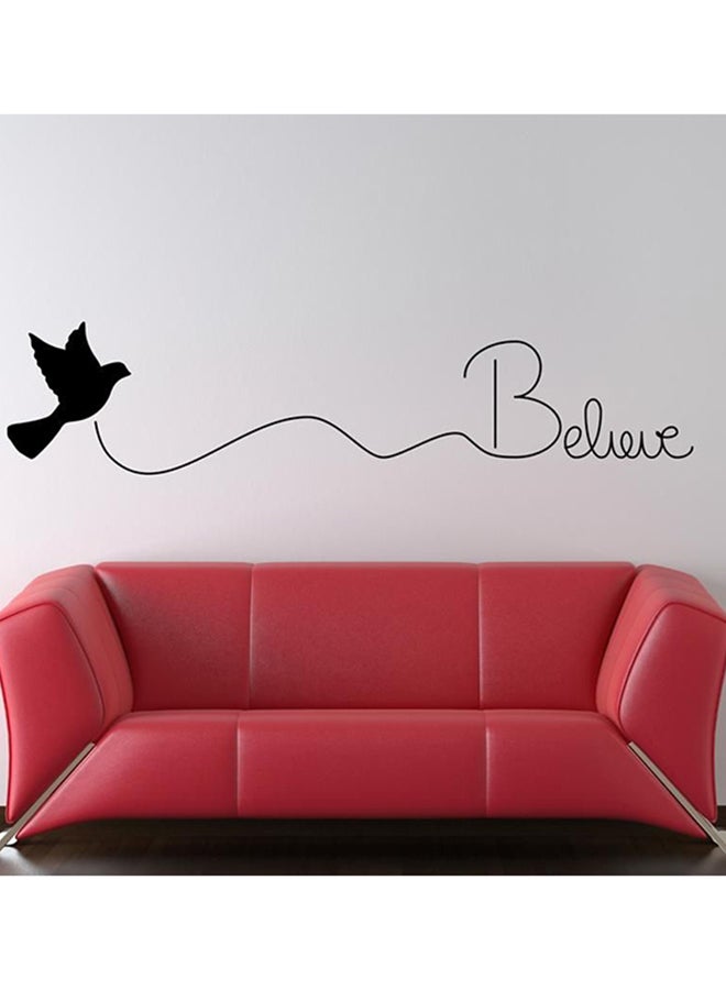 Self-Adhesive Decorative Wall Sticker Black 155 x 45cm