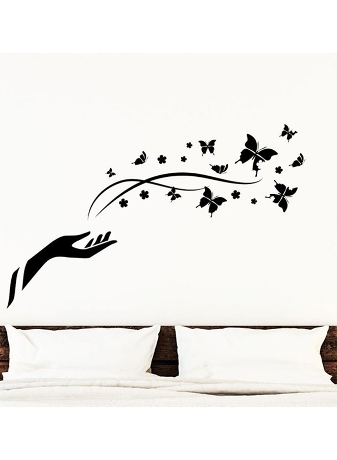 Self-Adhesive Decorative Wall Sticker Black 105 x 45cm