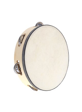 Double Row Tambourine Drum 28 x 4cm - v1595263684/N39392383A_1