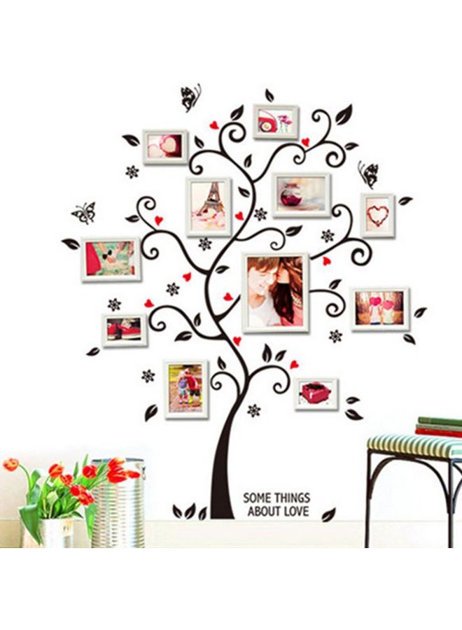 Self-Adhesive Decorative Wall Sticker Black/Red 100 x 120cm - Image 2