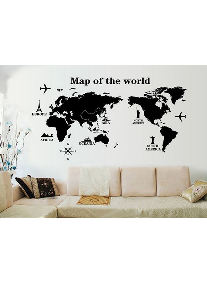 Self-Adhesive Decorative Wall Sticker Black 60 x 90cm