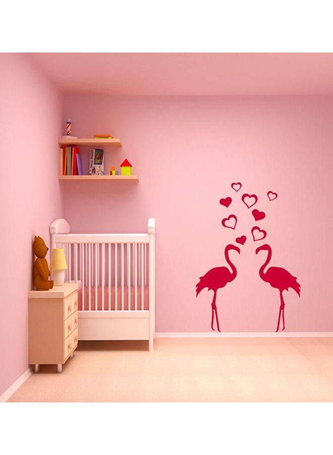 Self-Adhesive Decorative Wall Sticker Red 55 x 40cm 