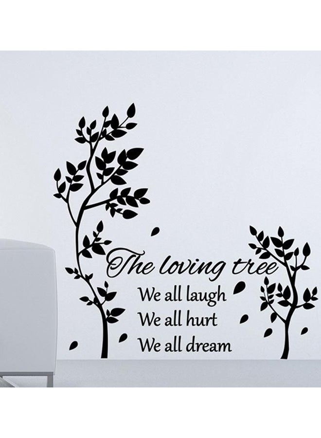 Self-Adhesive Decorative Wall Sticker Black 55 x 55cm