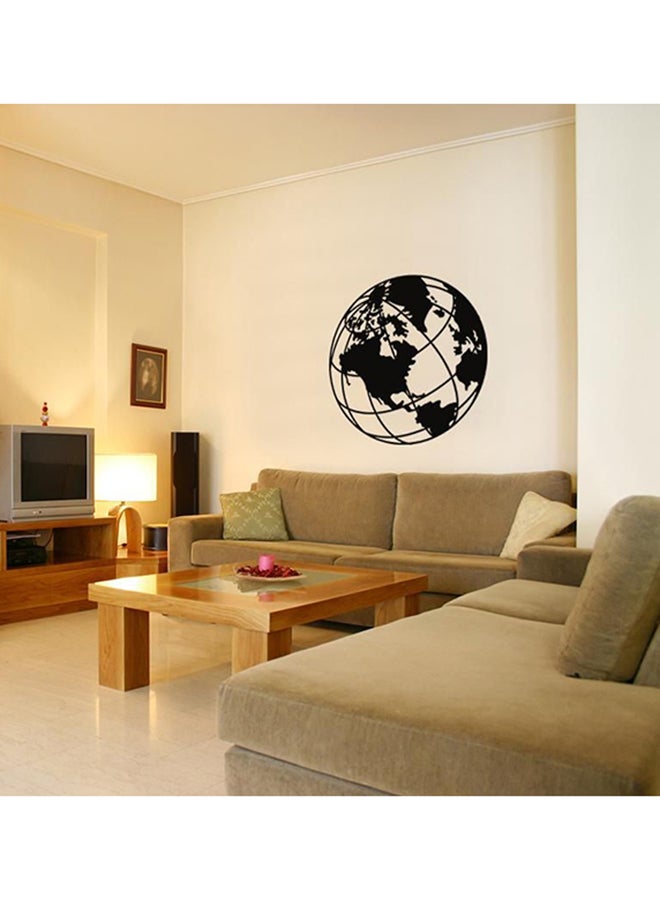 Self-Adhesive Decorative Wall Sticker Black 55 x 55cm 