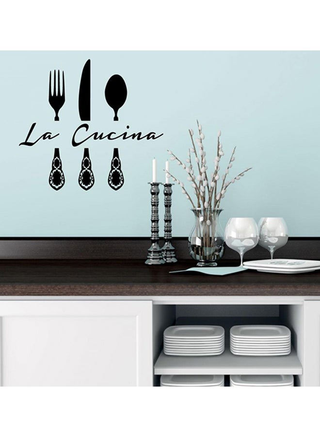 Self-Adhesive Decorative Wall Sticker Black 55 x 50cm  - Image 1