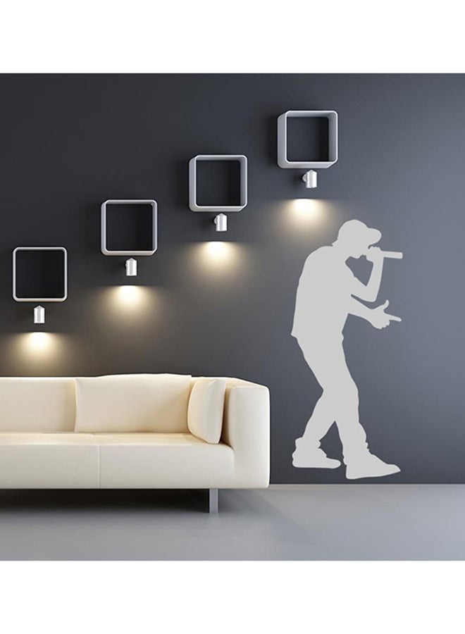 Self-Adhesive Decorative Wall Sticker White 55 x 25inch 