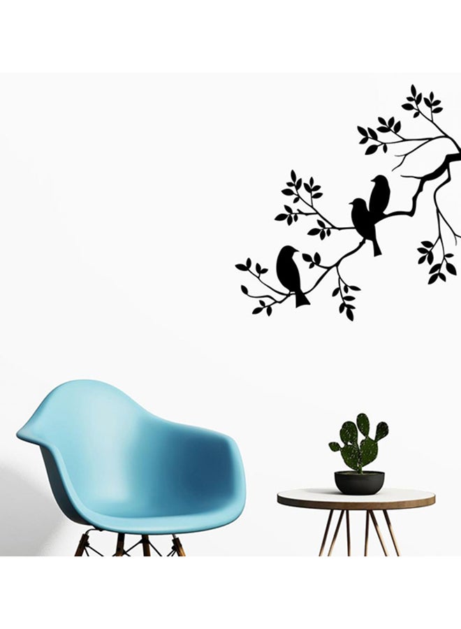 Self-Adhesive Decorative Wall Sticker Black 45 x 45cm