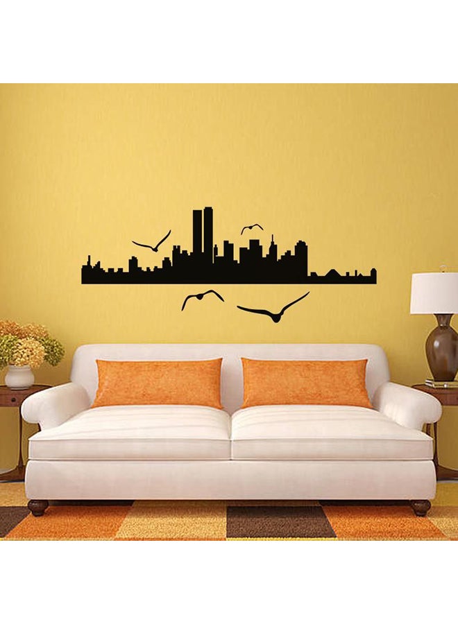 Self-Adhesive Decorative Wall Sticker Black 100 x 40cm