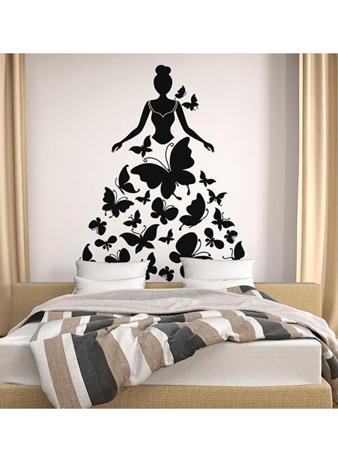 Self-Adhesive Decorative Wall Sticker Black 55 x 45cm 