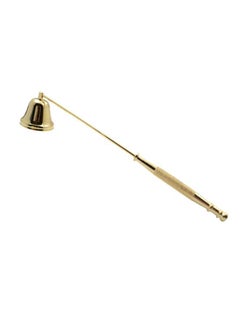 Bell Shape Candle Extinguisher With Long Handle Gold 20.5 x 3.8cm