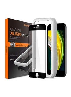 Tempered Glass Screen Protector For iPhone SE (2020) With Auto Align Technology Clear