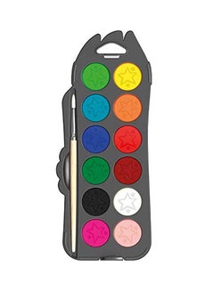 12-Piece Super Pigmented Watercolor Set Multicolour - v1595310641/N14452521A_4