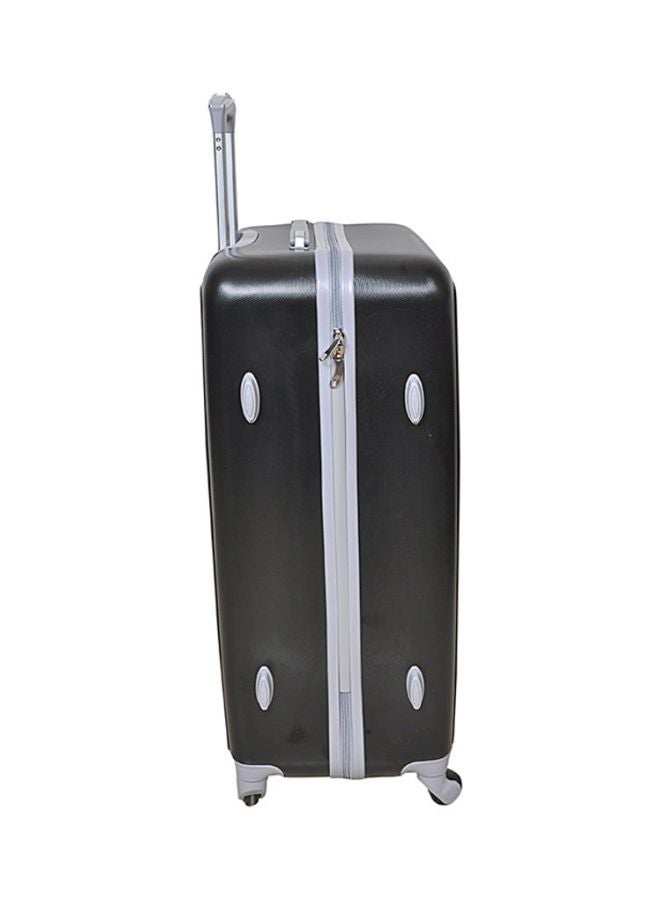 NEW TRAVEL - 4-Piece Hardside Luggage Trolley Set Black - Image 1
