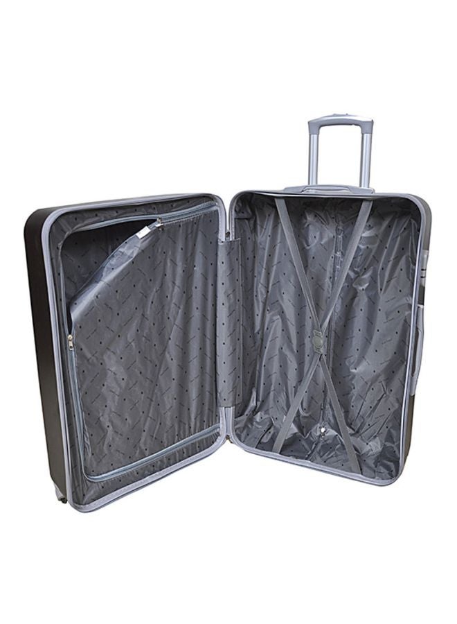 NEW TRAVEL - 4-Piece Hardside Luggage Trolley Set Black - Image 1