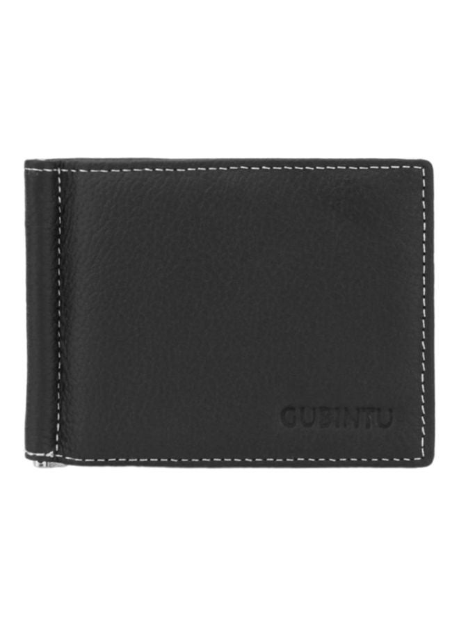 Leather Bifold Wallet Black