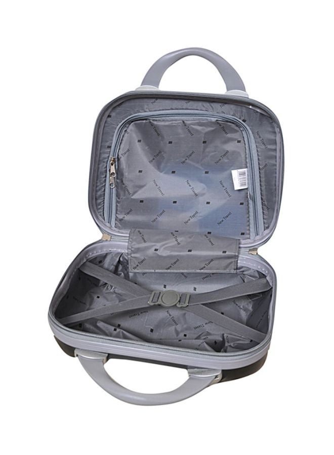 NEW TRAVEL - 4-Piece Hardside Luggage Trolley Set Black - Image 1