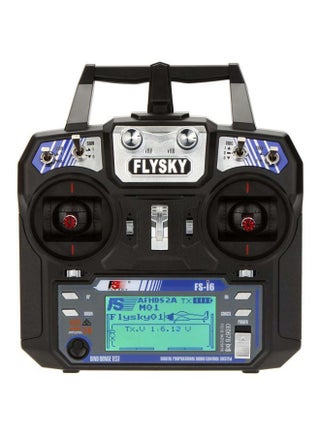 FS-i6 Radio System Transmitter For RC Helicopter Glider Transmitter 174x89x190, Receiver 40x21x7 - v1595319301/N39395432A_1