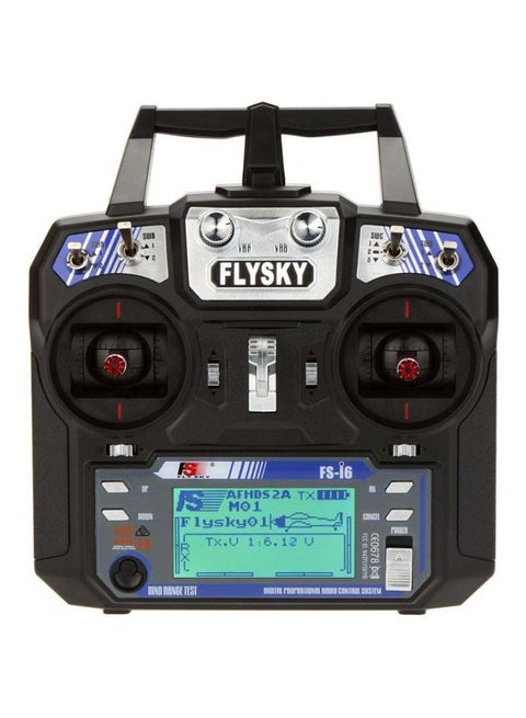 FS-i6 Radio System Transmitter For RC Helicopter Glider Transmitter 174x89x190, Receiver 40x21x7