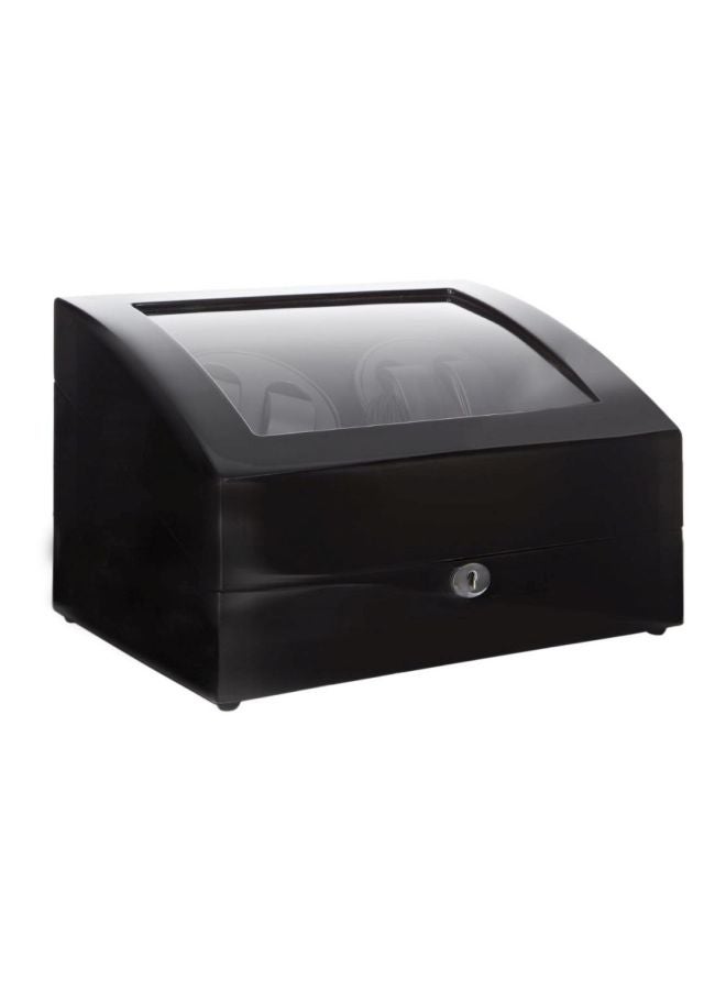 بيوينتي 6 قطع من منظم ساعات مصنوع من الخشب مزوّد بمفتاح للتدوير التلقائي - Image 2