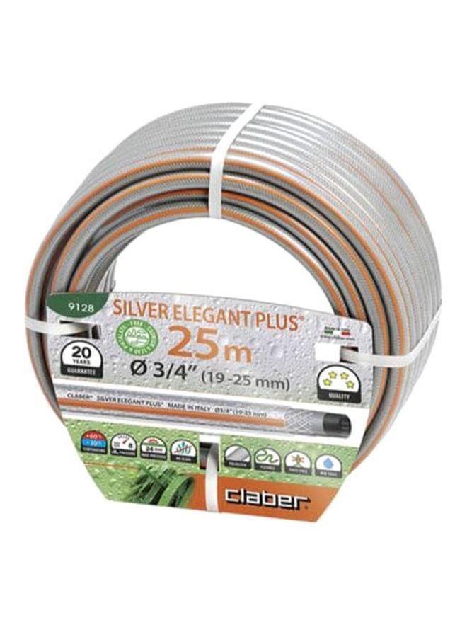 كلابر أنبوب على شكل خرطوم نوع راي إليجانت بلس فضي / أصفر 25متر