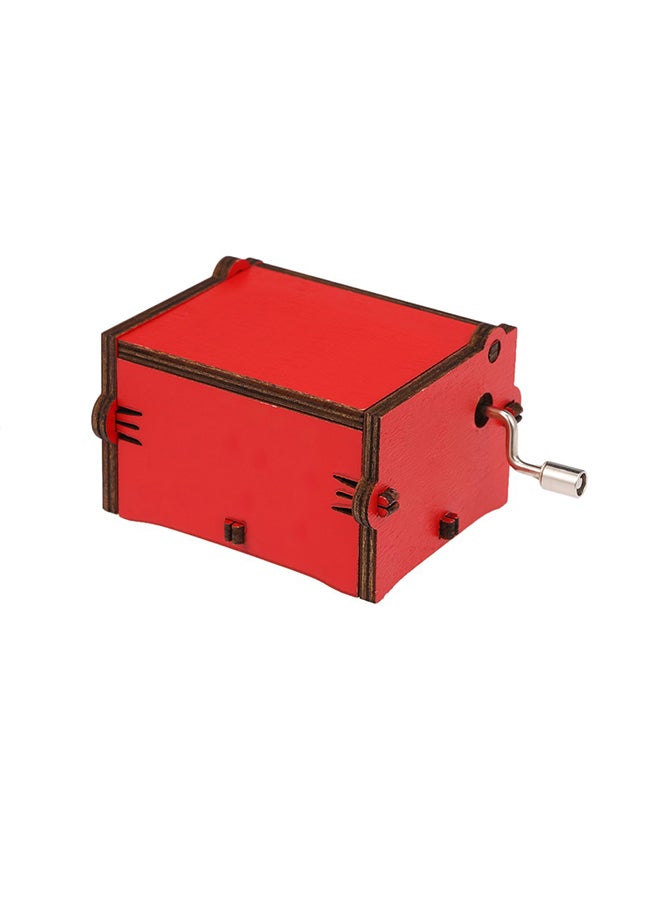 Vintage Wooden Theme Song Music Box For Kids 