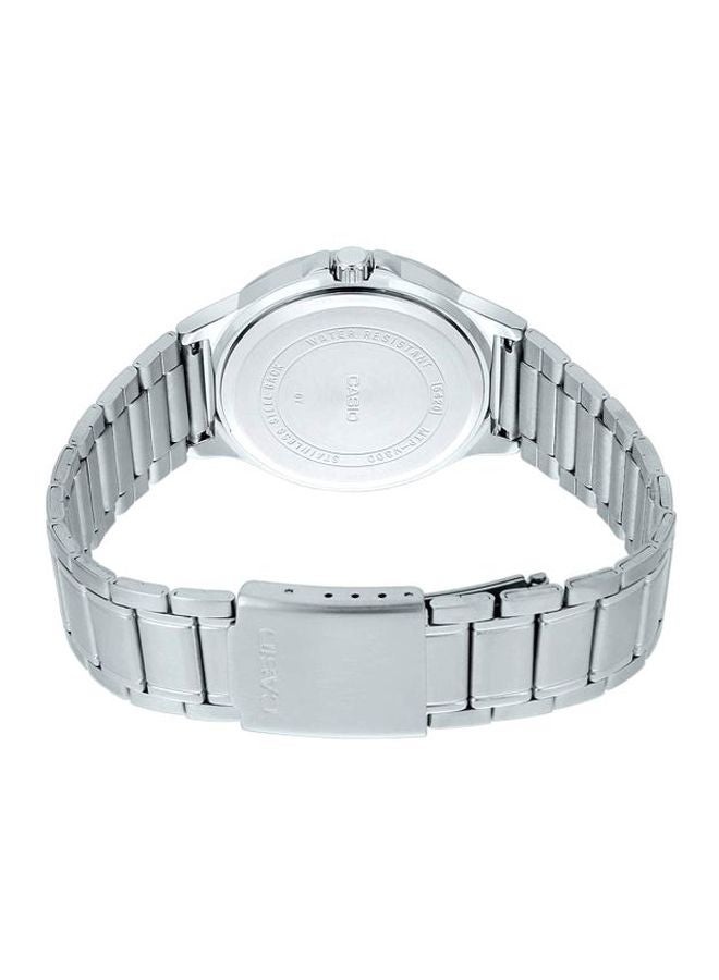 CASIO - Men's Water Resistant Chronograph Watch MTP-V300D-1A2UDF - 42 mm - Silver - Image 1