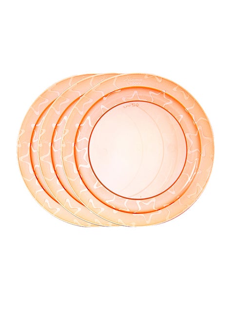 Essentials Feeding Plates, 12+ M, Pack Of 3 - Orange