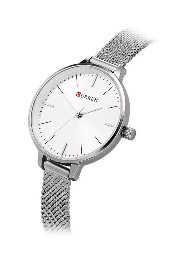 CURREN - women Water Resistant Analog Watch WT-CU-9022-SL#D1 - 26 mm - Silver - Image 1