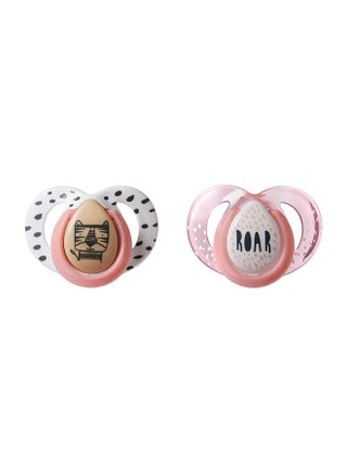Anytime Soothers, 6-18 M, Pack of 2 - Roar - v1595329990/N13601578A_2