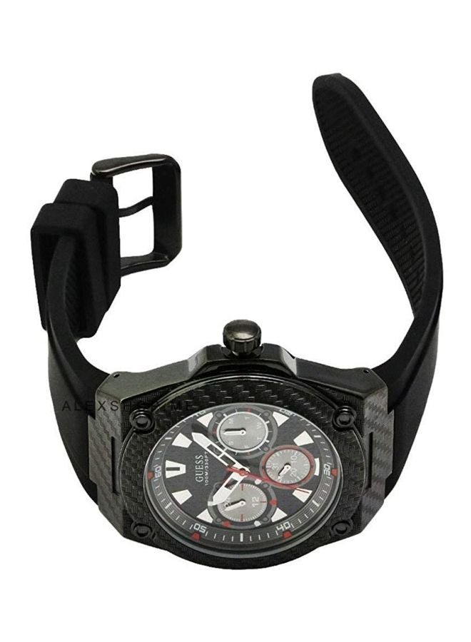 GUESS Men's Silicone Analog Watch W1048G2 - Image 4