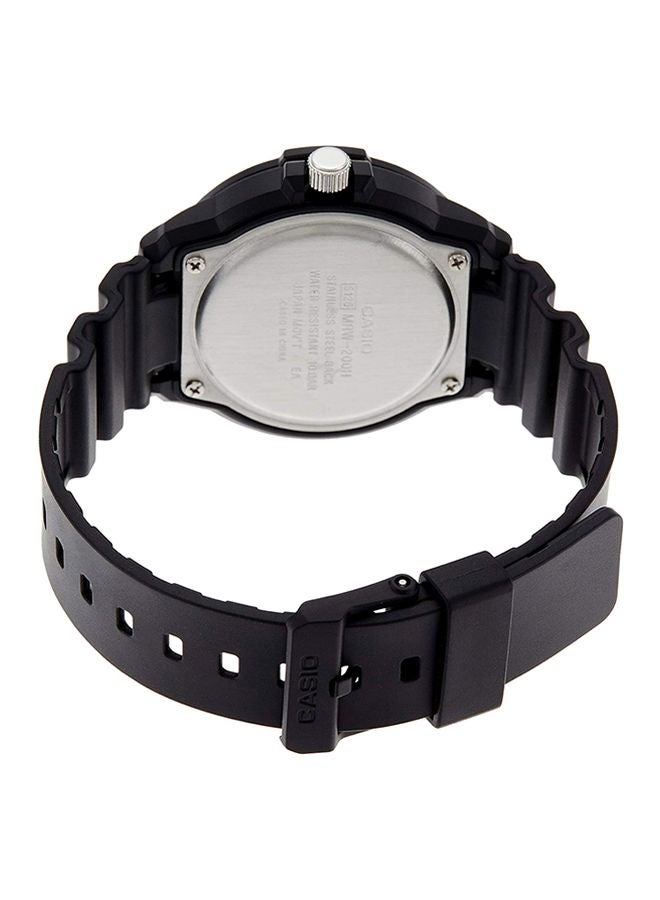 كاسيو ساعة يد رياضية بعقارب طراز MRW-200H-2BVDF مقاس 45 مم - لون أسود للرجال - Image 2