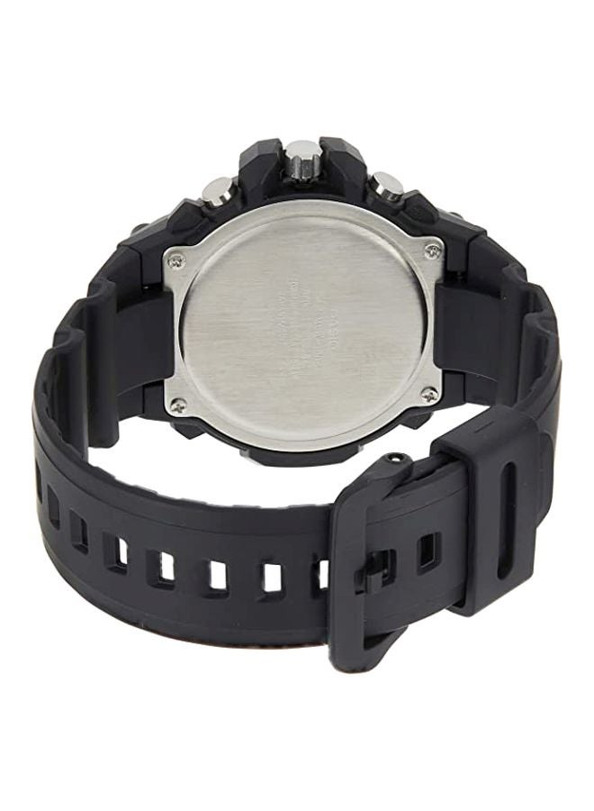 CASIO Men's Youth Water Resistant Chronograph Watch MCW-100H-1A3VDF - 49 mm - Black - Image 2