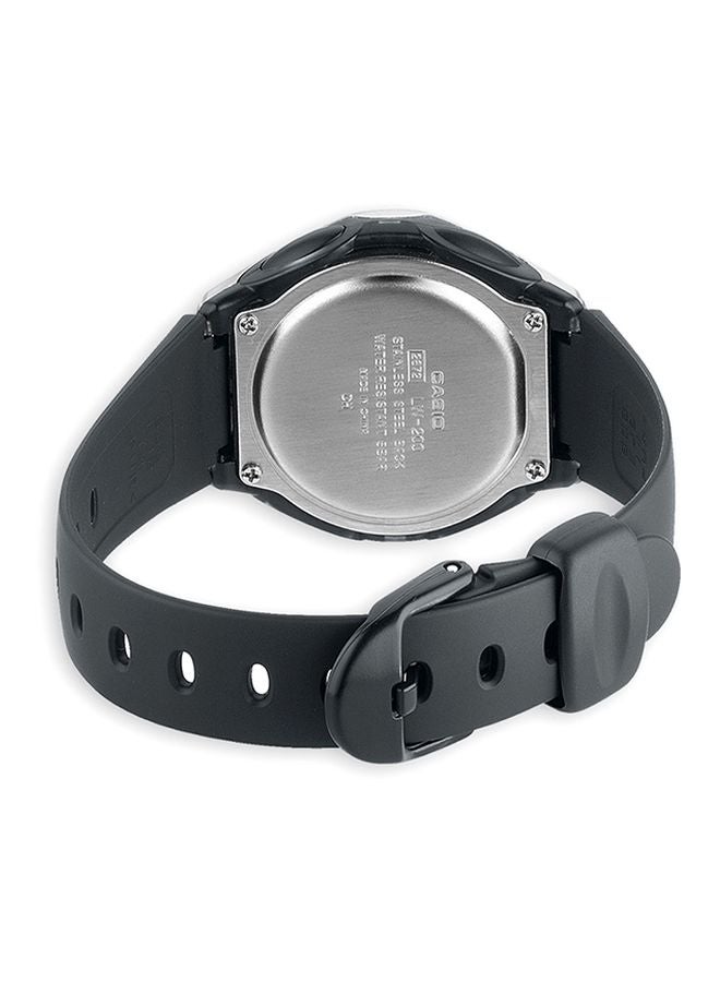 CASIO - Boys' Water Resistant Digital Watch LW-200-1BVEF - 38 mm - Black - Image 1