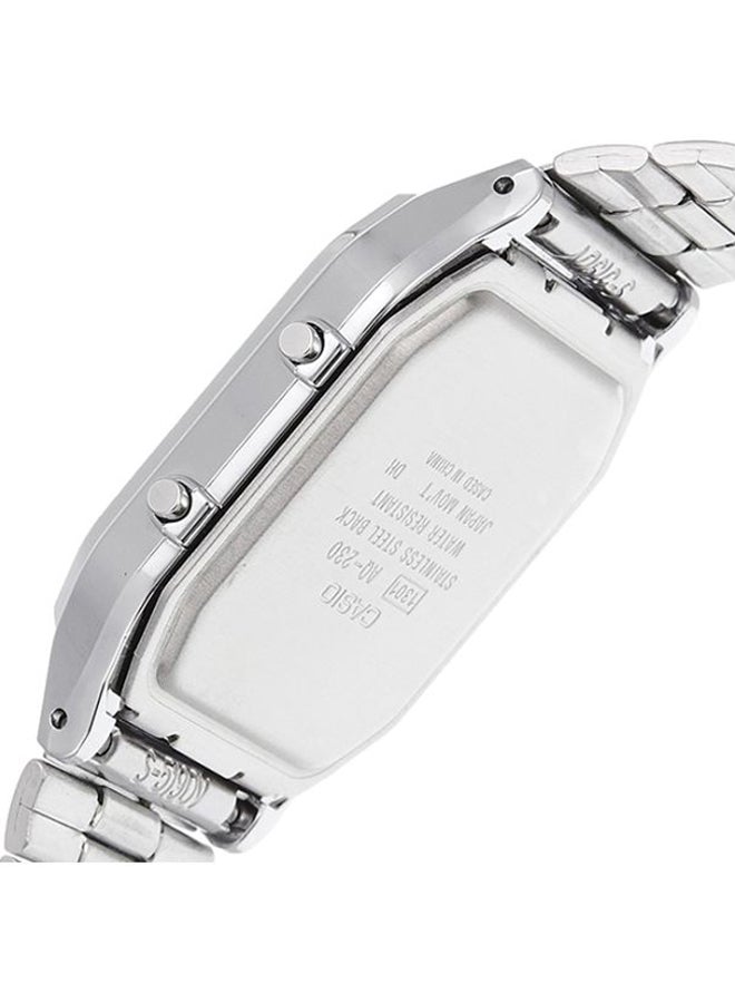 CASIO Vintage Series Analog & Digital Watch AQ230A-1DMQ - 28 mm - Silver - Image 3