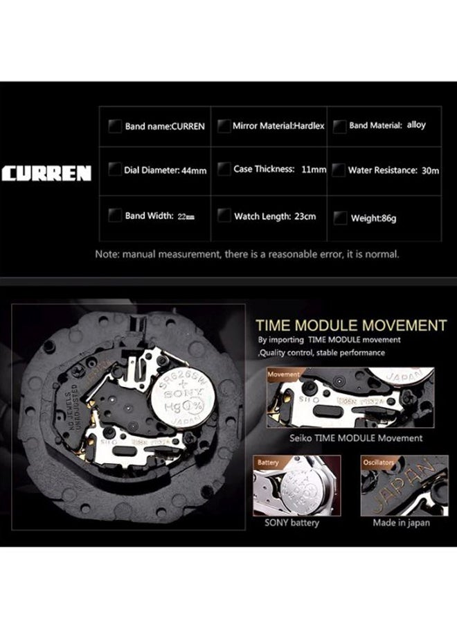 CURREN - men Stainless Steel Analog Watch 8236 - Image 1