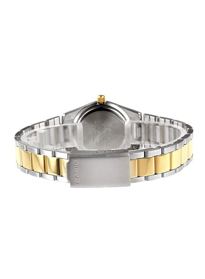 CASIO Women's Water Resistant Analog Watch LTP-1253SG-7ADF - 25 mm - Silver/Gold  - Image 4