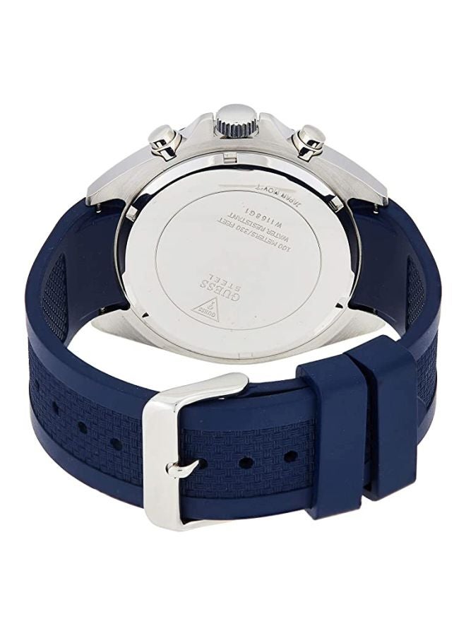 GUESS Men's Silicone Chronograph Sport Watch W1168G1 - Image 2