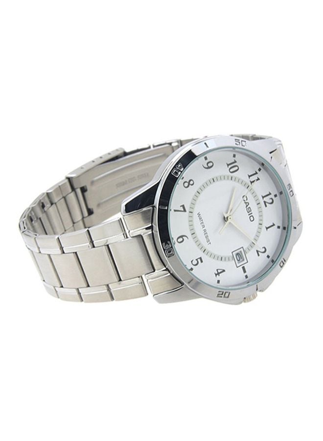 CASIO Men's Dress Water Resistant Analog Watch MTP- V004D - 7B - 42 mm - Silver - Image 3