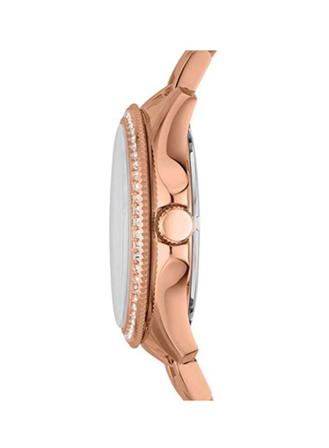 FOSSIL - women Stone Studded Analog Watch AM4483 - Image 1