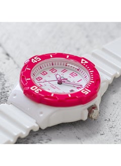 CASIO Kids' Water Resistant Analog Watch LRW200H4BVDF - 34 mm - White  - Image 2